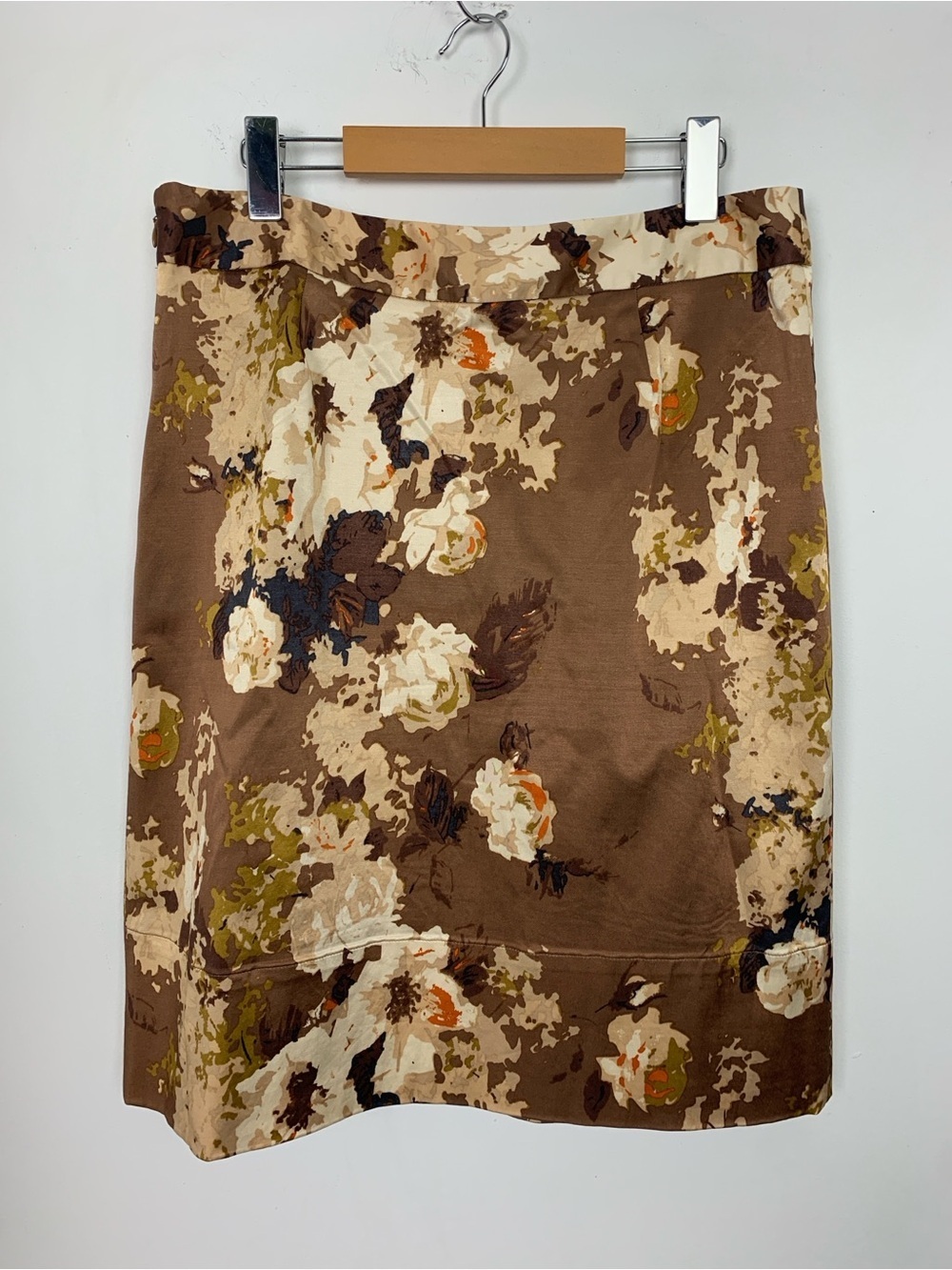 Talbots Floral Satin Skirt - Picture 4 of 7